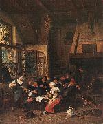 DUSART, Cornelis Tavern Scene sdf oil